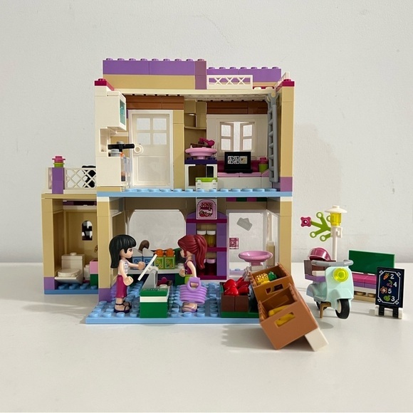 Lego Friends 41108 Heartlake Food Market 100% Complete w/ Manuals ** NO BOX** - Picture 2 of 7